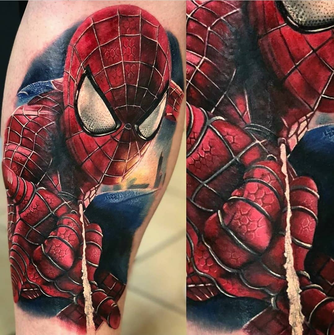 New spiderman tattoo! Had to post - 9GAG